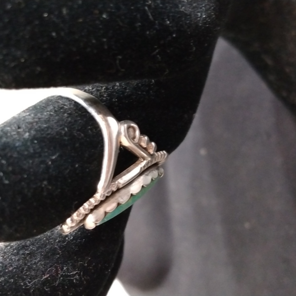 Sterling Native American Style Ring - image 2